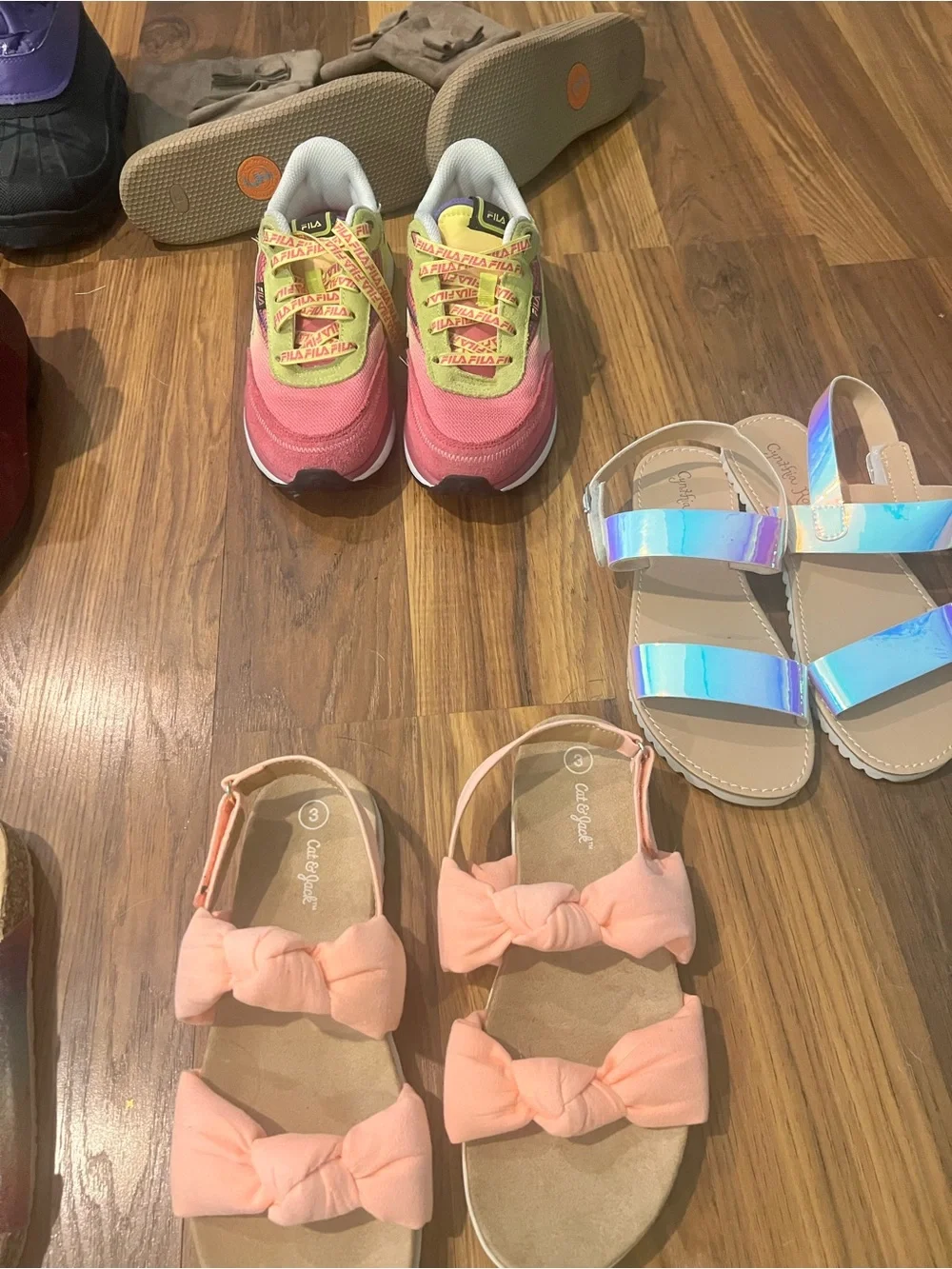 Size 3 girls shoe bundle